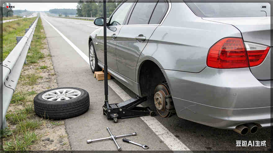 遵化爆胎道路救援-汽车换备胎